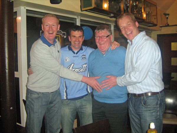 Richie Stakelum celebrates with well wishers