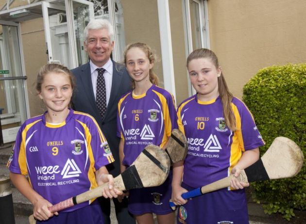 Minister Alex White at Kilmacud Crokes Minister Alex White at Kilmacud Crokes