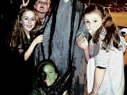Trick or treat  as Junior Camogie Girls dress up to celebrate Halloween .....
