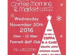 Laura Lynn Christmas Fair  10:00am - 12:30pm Thursday November 30th in Foxrock Golf Club
