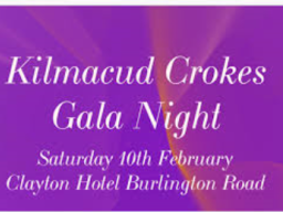 Crokes Gala Night Ticket Update 