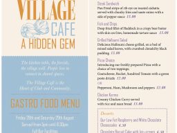 Village Cafe  Gastro Pub Menu Friday / Saturday Evenings - Full Bar  5pm to 8:30pm