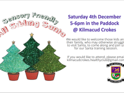 All Sibling Sensory Santa  Saturday 4th December