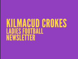 Kilmacud Crokes Ladies Football October Newsletter now live! 