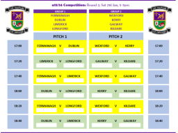 Winter Festival of Football - U13/14 Round 2 - Saturday January 21st - 5pm to 7pm