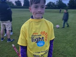 Kilmacud Crokes Under 13's Supporting Darkness Into Light Pieta House Fund Raiser 