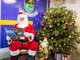 Santa visits Kilmacud Crokes Hurling