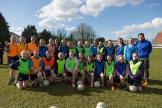 Féile Girls on the March