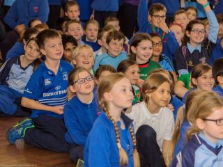 Sam comes to visit Carysfort NS