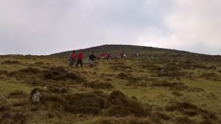 Kickstart walk in Knocknacloghoge at Lough Dan