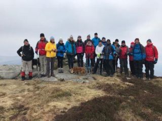 Kickstart walk in Knocknacloghoge at Lough Dan