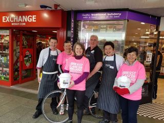 M2M Static Cycle Fundraising in Stillorgan Shopping Center