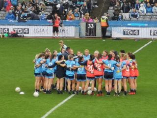 Kilmacud Crokes Supporting the Senior Ladies All Ireland Final