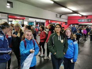 Kilmacud Crokes Supporting the Senior Ladies All Ireland Final