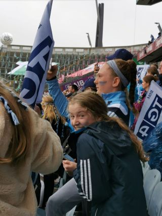 Kilmacud Crokes Supporting the Senior Ladies All Ireland Final