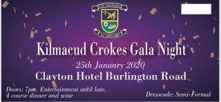 Kilmacud Crokes Gala Ball Saturday January 25th
