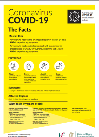 GAA Covid-19 Update