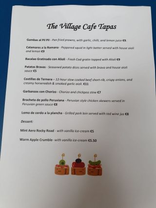 Tapas returns this evening Friday  September 10th