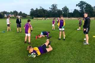 JUVENILE FOOTBALL GOAL KEEPING COACHING SESSION