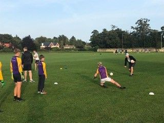 JUVENILE FOOTBALL GOAL KEEPING COACHING SESSION