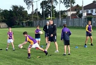 JUVENILE FOOTBALL GOAL KEEPING COACHING SESSION