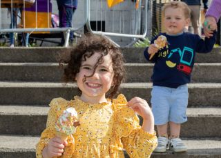 Celebrating the Purple and Gold - Great day at Glenalbyn!