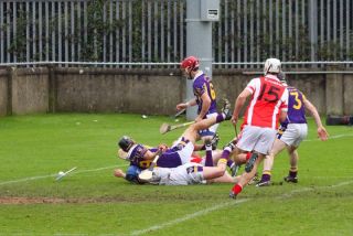 Last ditch tackling!