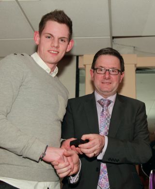 U21 presentation by Tom O Donnell to Matthew Geraghty