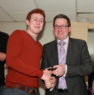 U21 presentation by Tom O Donnell to Oisin O Carroll