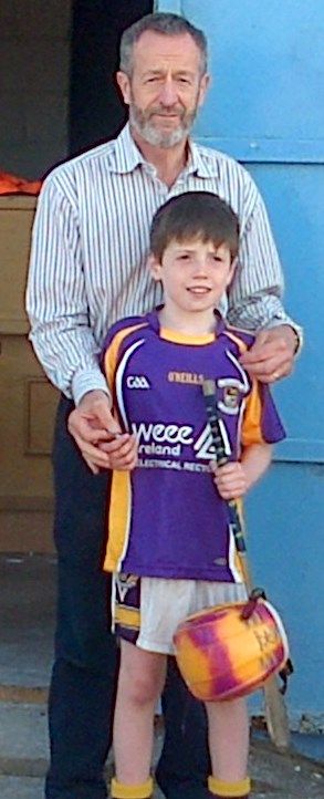 Crokes players with Sean Kelly
