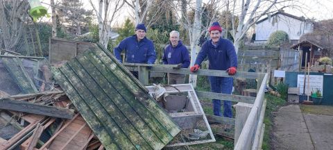 lads at work